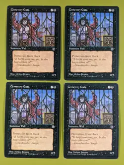 Cemetery Gate A x4 Homelands 4x Magic the Gathering MTG - Image 1