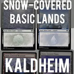 Snow-Covered Basic Lands , Kaldheim, Forest/Island/Mountain/Plains/Swamp - Image 1