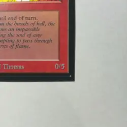 Wall of Fire x (1) MTG - Collectors' Edition (CE) - EX/NM - Image 4