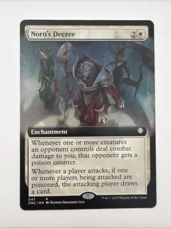Norn's Decree (Extended Art) Commander: Phyrexia: All Will Be One Regular - Image 1