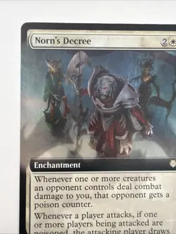Norn's Decree (Extended Art) Commander: Phyrexia: All Will Be One Regular - Image 2
