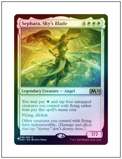 1x Sephara, Sky's Blade, Foil, The List, Magic MTG NM - Image 1