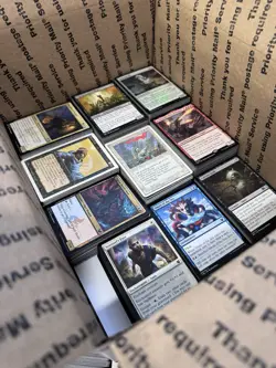 🧙17lbs+ 4200+ UNSEARCHED Magic The Gathering Bulk Lot LP/NM w/ Rares & Foils‼ - Image 4