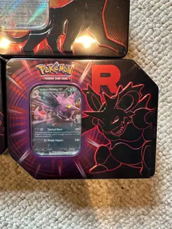 Pokemon Team Rocket 3 Tin Set - Mewtwo, Persian, and Nidoking - Image 4