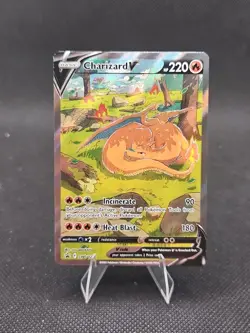 Pokemon TCG Charizard v SWSH260 Sword & Shield Promo Ultra Rare NM Condition - Image 1