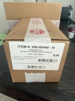 POKEMON 151 ELITE TRAINER BOX ETB POKEMON CENTER EXCLUSIVE SEALED CASE 4 BOXES - Image 1