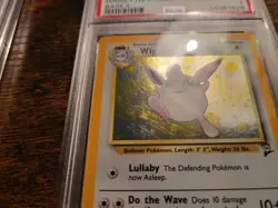 Pokemon Base Set II Wigglytuff Holo Rare 19/130 PSA 7 - Image 5