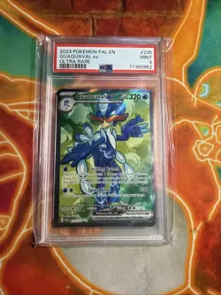 Pokemon 2023 Quaquaval EX 235/193 Paldea Evolved PSA 9 Mint - Image 1