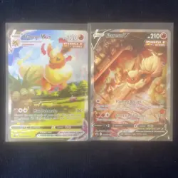 Pokemon Eevee Special Coll.Flareon Vmax Alt Art Promo&Flareon V Alt Art Promo🔥 - Image 1