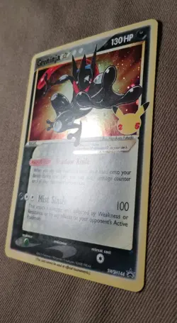 SEALED Pokemon Greninja Gold Star Holo Promo Black Star SWSH144 Celebrations - Image 3