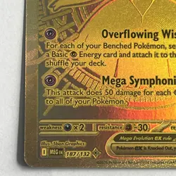 187/132 Mega Gardevoir Ex - Pokemon TCG - Mega Evolutions - Near Mint - Image 5