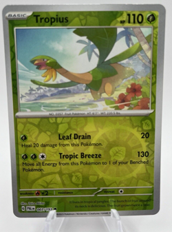 Reverse Holo Tropius 007/193 Common SV02: Paldea Evolved Pokemon TCG - Image 1