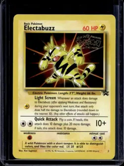 1999 Pokemon Wizards Black Star Promos Electabuzz #2 - Image 1