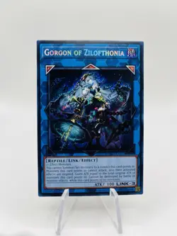 Gorgon of Zilofthonia DUAD-EN050 Secret Rare 1st Edition Yugioh tcg - Image 1