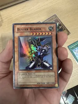 Vintage YuGiOh Trio Buster Blader Celtic Guardian Red Eyes B Dragon - LP/NM - Image 3