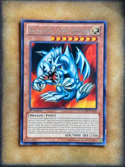 Yugioh Blue-Eyes Toon Dragon LCYW-EN103 Rare 1st Ed LP - Image 1