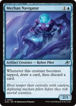 Mechan Navigator -Foil Light Play MTG Edge of Eternities - Image 1