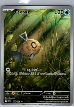 Feebas 198/191 SV08: Surging Sparks - Pokemon Card - NM - Image 1