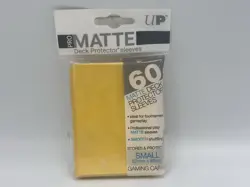 Ultra Pro Yellow Pro-Matte SMALL Card Sleeves Protector 60 Deck Yu-Gi-Oh! 3 Pack - Image 3