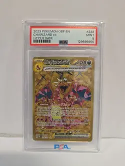 2023 Pokemon OBF En-Obsidian Flames Charizard EX Hyper Rare Card 228/197 PSA - Image 1