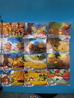 Pokemon Topps 1999 PIKACHU'S VACATION Movie - Lot of 12 Cards - 5 Holos - Image 1