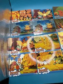 Pokemon Topps 1999 PIKACHU'S VACATION Movie - Lot of 12 Cards - 5 Holos - Image 2