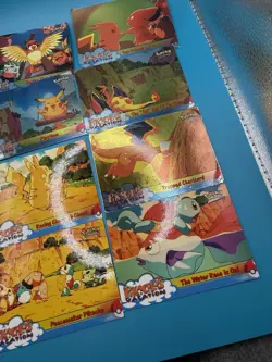 Pokemon Topps 1999 PIKACHU'S VACATION Movie - Lot of 12 Cards - 5 Holos - Image 3