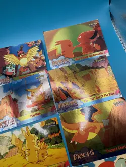 Pokemon Topps 1999 PIKACHU'S VACATION Movie - Lot of 12 Cards - 5 Holos - Image 4