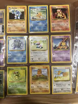 49 Unique Vintage Base Set Pokemon Cards No Duplicates - Holo Hitmonchan - Image 2