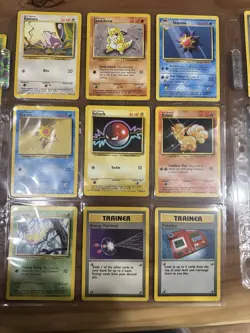 49 Unique Vintage Base Set Pokemon Cards No Duplicates - Holo Hitmonchan - Image 4