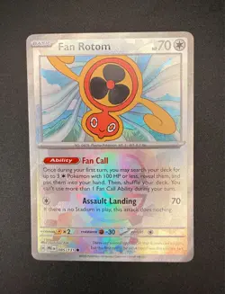 Fan Rotom MB 085/131 NM SV Prismatic Evolutions Pokemon Card TCG - Image 1