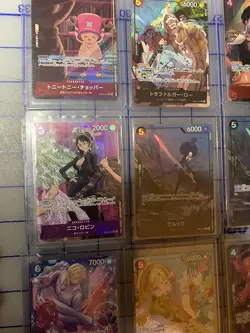 One Piece TCG English Lot Of Alt Art SP Rare Mint, Gold/Alt Art Leader, 25 Cards - Image 3