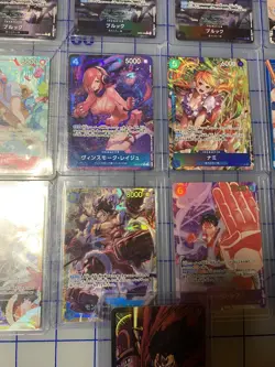 One Piece TCG English Lot Of Alt Art SP Rare Mint, Gold/Alt Art Leader, 25 Cards - Image 5