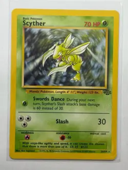 Pokemon Card Scyther - 26/64 - WOTC Jungle Rare Unlimited - Image 1