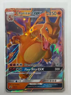 Pokemon Card - Charizard GX SM211 SM Sun & Moon Black Star Promo Holo - Image 1