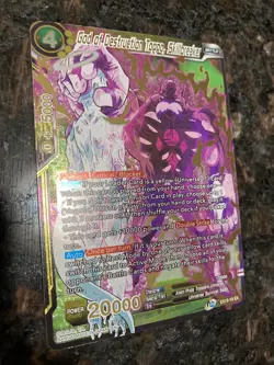 God of Destruction Toppo Skillbreaker GOLD STAMP Dragon Ball Super Card Game NM - Image 3