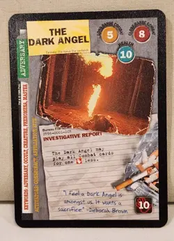 1996 X-FILES Promo Card THE DARK ANGEL Smoke-free! CCG - Image 1