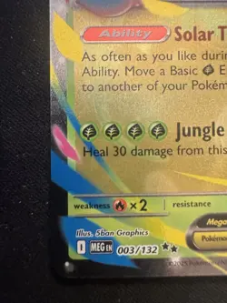 Mega Venusaur EX 003/132 - Double Rare - Pokemon Card (TCG) - Image 5