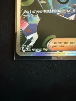 Pokemon TCG Penny Special Illustration Rare Card Paldean Fates 239/091 - Image 4