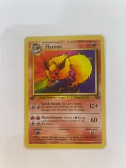 Flareon 19/64 1st Edition Jungle Set Rare Non Holo 1999 Pokemon Card WOTC - Image 1