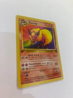 Flareon 19/64 1st Edition Jungle Set Rare Non Holo 1999 Pokemon Card WOTC - Image 2