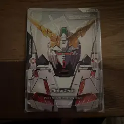 Gundam Card Game Resource R-003 Unicorn Gundam C+ Holo Card TCG - Image 1