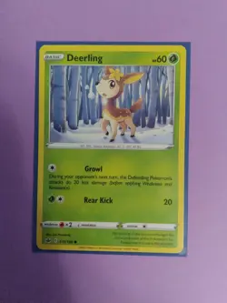 Chilling Reign Deerling 2021 011/198 Common Rarity Pokemon TCG Card Winter Form - Image 1
