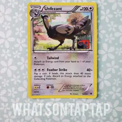 Pokemon Card Unfezant 82/98 Crosshatch Reverse Holo Rare Pokemon League Promo LP - Image 1
