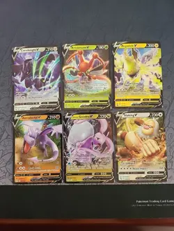 Pokemon: V Card Lot 2021-2022 Holo Rare Various Sets - LP/NM - G27 (6 CARDS) - Image 1