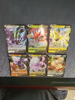 Pokemon: V Card Lot 2021-2022 Holo Rare Various Sets - LP/NM - G27 (6 CARDS) - Image 4