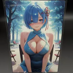 Rem Anime Waifu Card Doujin ACG Goddess Holo - Image 2