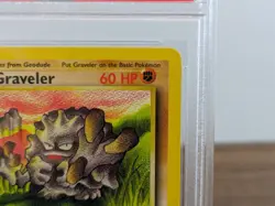 Graveler 37/62 Fossil PSA 8 1st Edition Graded 1999 Pokemon Card TCG NEAR MINT - Image 5