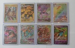 Mixed Pokemon 8 Card Lot Full Art Trainer, V, VMax Holo's NM/M - Image 1