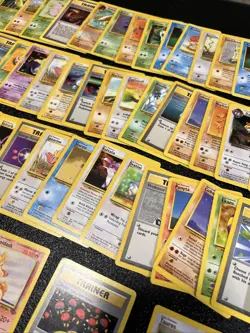 Vintage Pokemon Card WOTC Set Base Fossil S4 Charmander Rocket LOT 80+ ALL LP/NM - Image 2